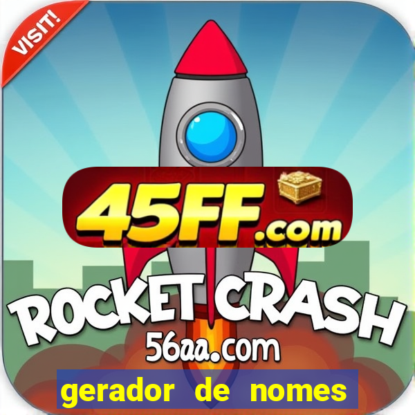 gerador de nomes para jogos